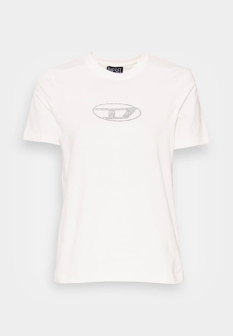 Diesel Mujer T-REG-HS1 - Camiseta Básica - White 6 Diesel Mujer T-REG-HS1 - Camiseta Básica - White - Imagen 4