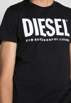 Diesel Hombre T-DIEGO-LOGO T-SHIRT - Camiseta Estampada - Black -Ritmo Diesel Tienda 0608ff90b6f440f1a59bfa2e5131d334