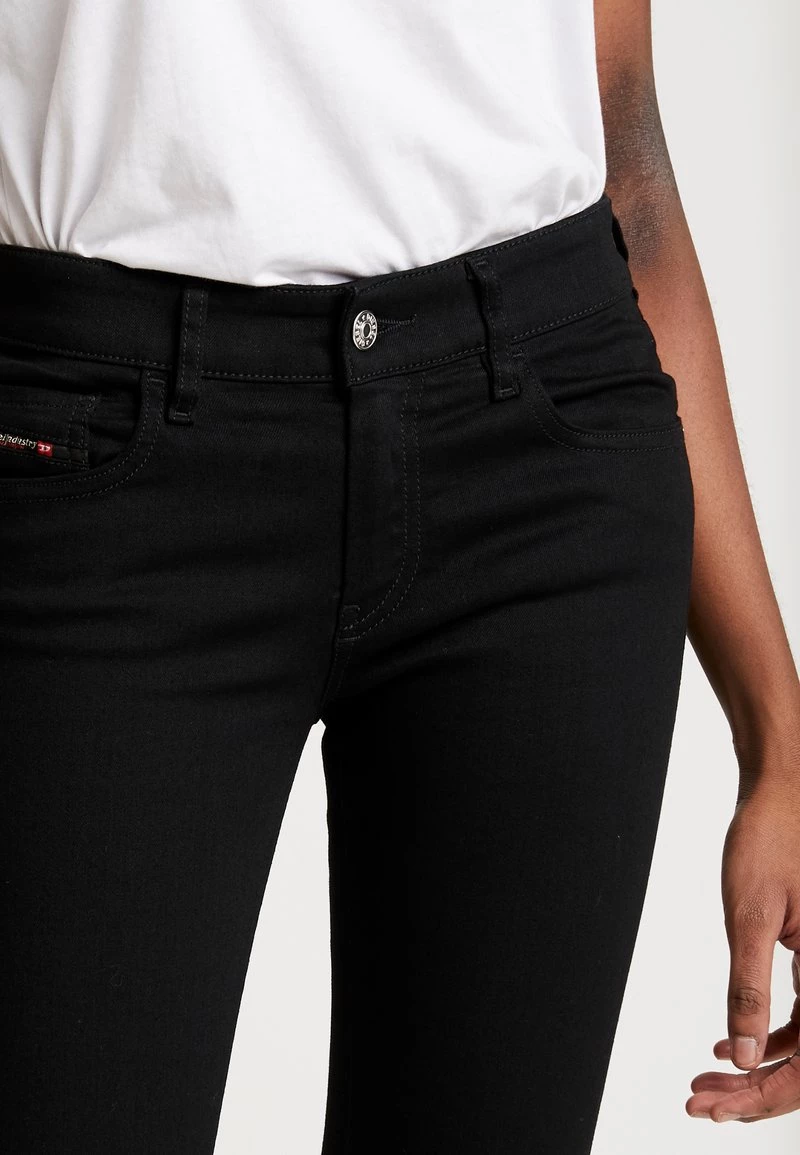 Diesel Mujer SLANDY LOW ZIP - Vaqueros Pitillo - Black 7 Diesel Mujer SLANDY LOW ZIP - Vaqueros Pitillo - Black - Imagen 5