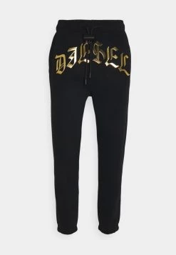 Diesel Hombre P-CALTON-A1 PANTALONI - Pantalones Deportivos - Black/gold