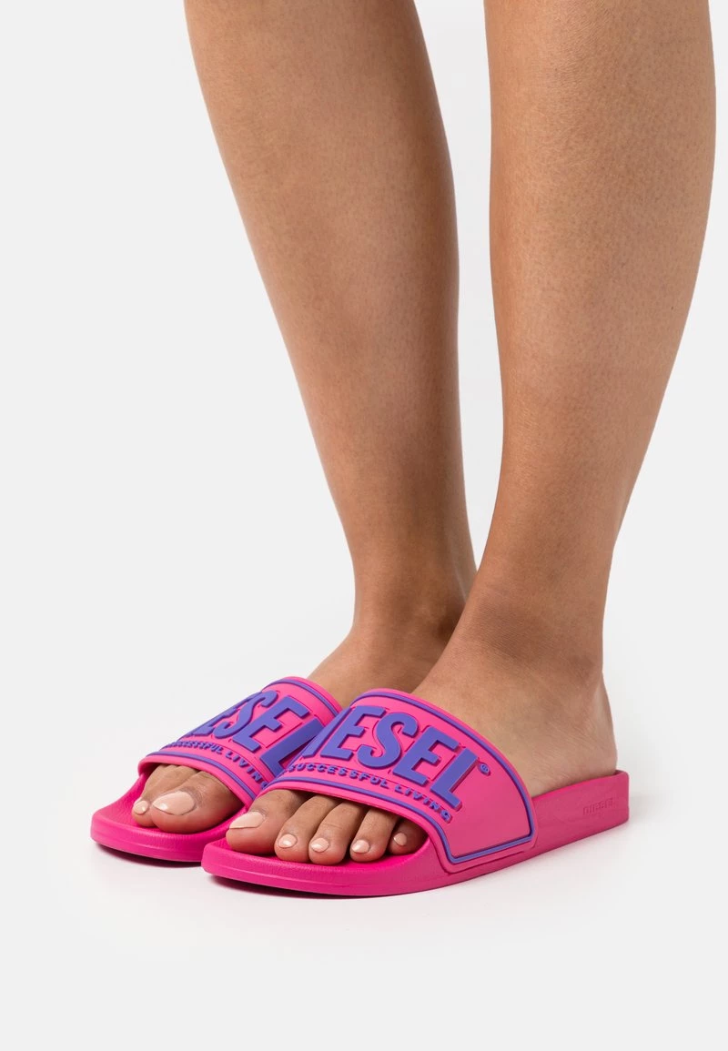 Diesel Mujer SA-MAYEMI CC W - Sandalias Planas - Pink 3 Diesel Mujer SA-MAYEMI CC W - Sandalias Planas - Pink