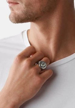 Diesel Hombre Anillo - Silver