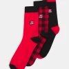 Diesel Hombre HERMINE 3 PACK - Calcetines - Red/black -Ritmo Diesel Tienda 10eef5c4055d4e4f8c2189572753b371