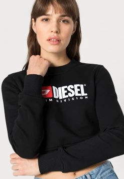 Diesel Mujer F-SLIMMY-DIV - Sudadera - Black -Ritmo Diesel Tienda 10f060c4203d4bd09476ca6c829a9f8b