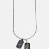 Diesel Hombre DOUBLE DOGTAGS - Collar - Black -Ritmo Diesel Tienda 12535c04e1f24883ab15964ea718f994