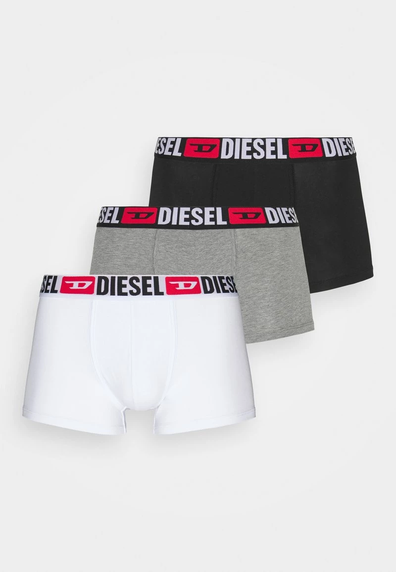 Diesel Hombre UMBX-DAMIEN 3 PACK - Culotte - Black/gray/white 3 Diesel Hombre UMBX-DAMIEN 3 PACK - Culotte - Black/gray/white