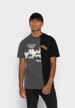 Diesel Hombre JUSPLIT - Camiseta Estampada - Black