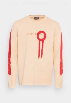 Diesel Hombre JUST - Camiseta De Manga Larga - Light Beige -Ritmo Diesel Tienda 1fb3fdc845a846bb83a5582fa74df5a3