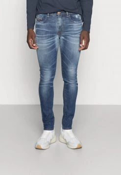 Diesel Hombre Vaqueros Rectos - Blue Denim