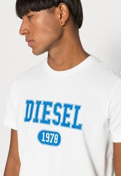 Diesel Hombre DIEGOR - Camiseta Estampada - White -Ritmo Diesel Tienda 20d9749fa62d43199a3e55c38e1036d7