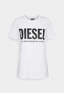Diesel Mujer SILY LOGO - Camiseta Estampada - White