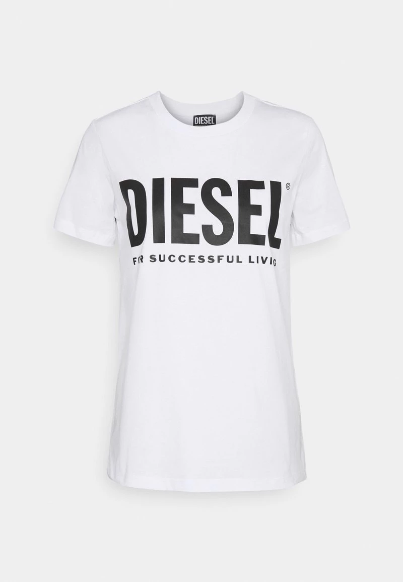Diesel Mujer SILY LOGO - Camiseta Estampada - White 3 Diesel Mujer SILY LOGO - Camiseta Estampada - White