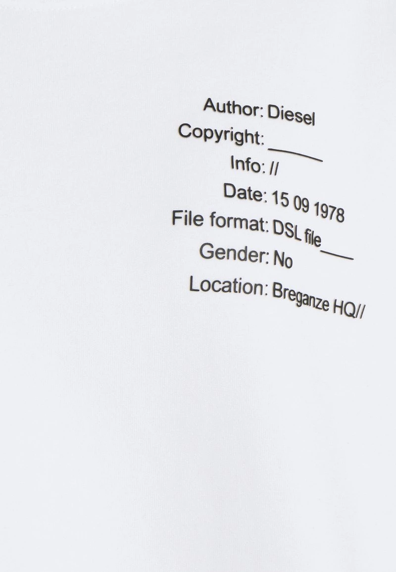 Diesel Mujer UFTL-FELPH - Camiseta De Pijama - White 5 Diesel Mujer UFTL-FELPH - Camiseta De Pijama - White - Imagen 3