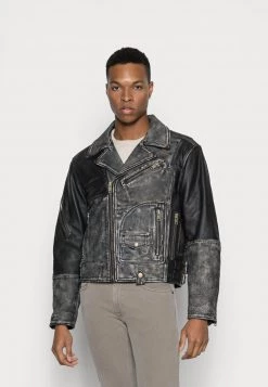 Diesel Hombre L CONWAY - Chaqueta De Cuero - Black