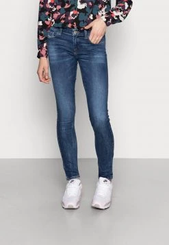 Diesel Mujer SLANDY-LOW - Vaqueros Pitillo - Dark Blue