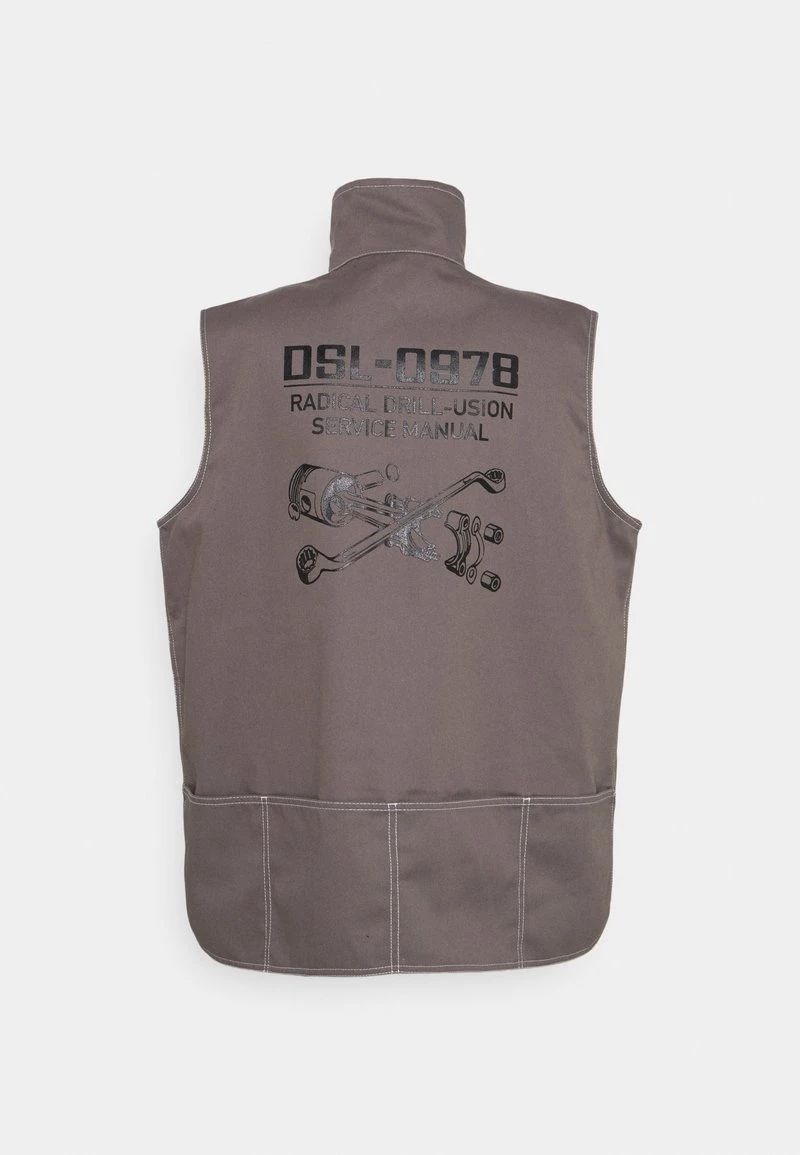 Diesel Hombre J-HOWE - Chaleco - Light Grey 4 Diesel Hombre J-HOWE - Chaleco - Light Grey - Imagen 2