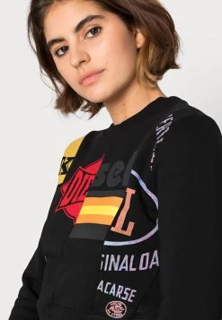 Diesel Mujer Sudadera - Black -Ritmo Diesel Tienda 3d7b2df725ef463f8c20778e8544ac7a