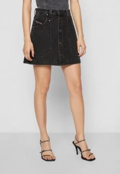 Mujer DE-ALBUS DIESEL LIBRARY - Minifalda - Black/gray
