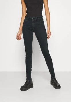 Diesel Mujer SLANDY - Vaqueros Pitillo - Washed Black