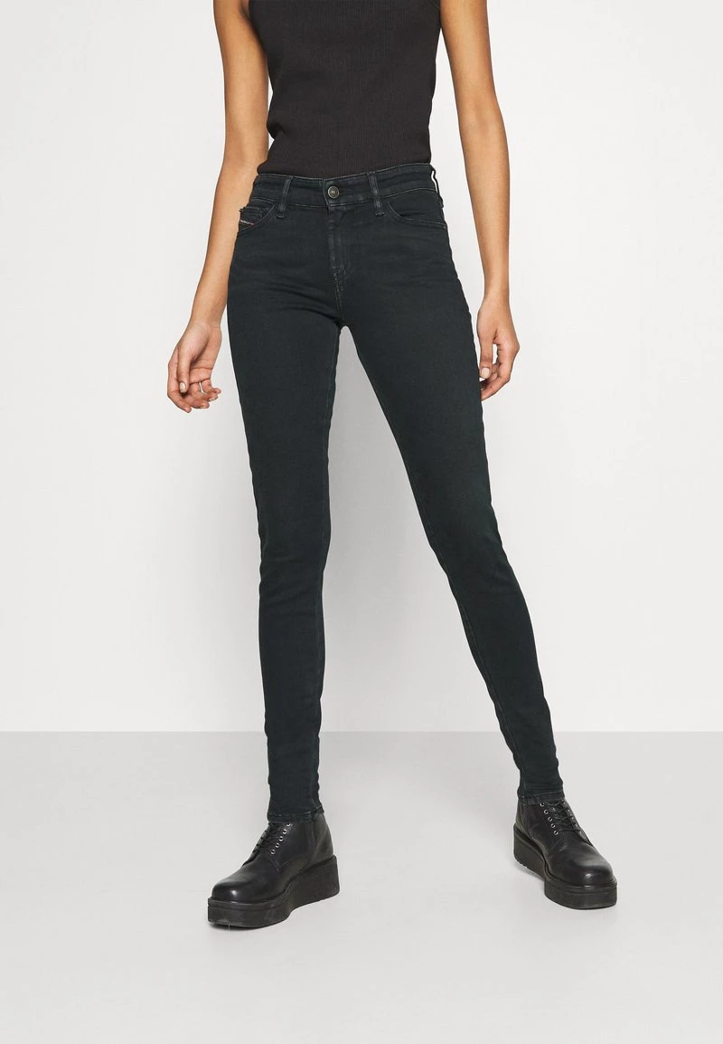 Diesel Mujer SLANDY - Vaqueros Pitillo - Washed Black 3 Diesel Mujer SLANDY - Vaqueros Pitillo - Washed Black