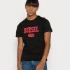 Diesel Hombre DIEGOR - Camiseta Estampada - Black