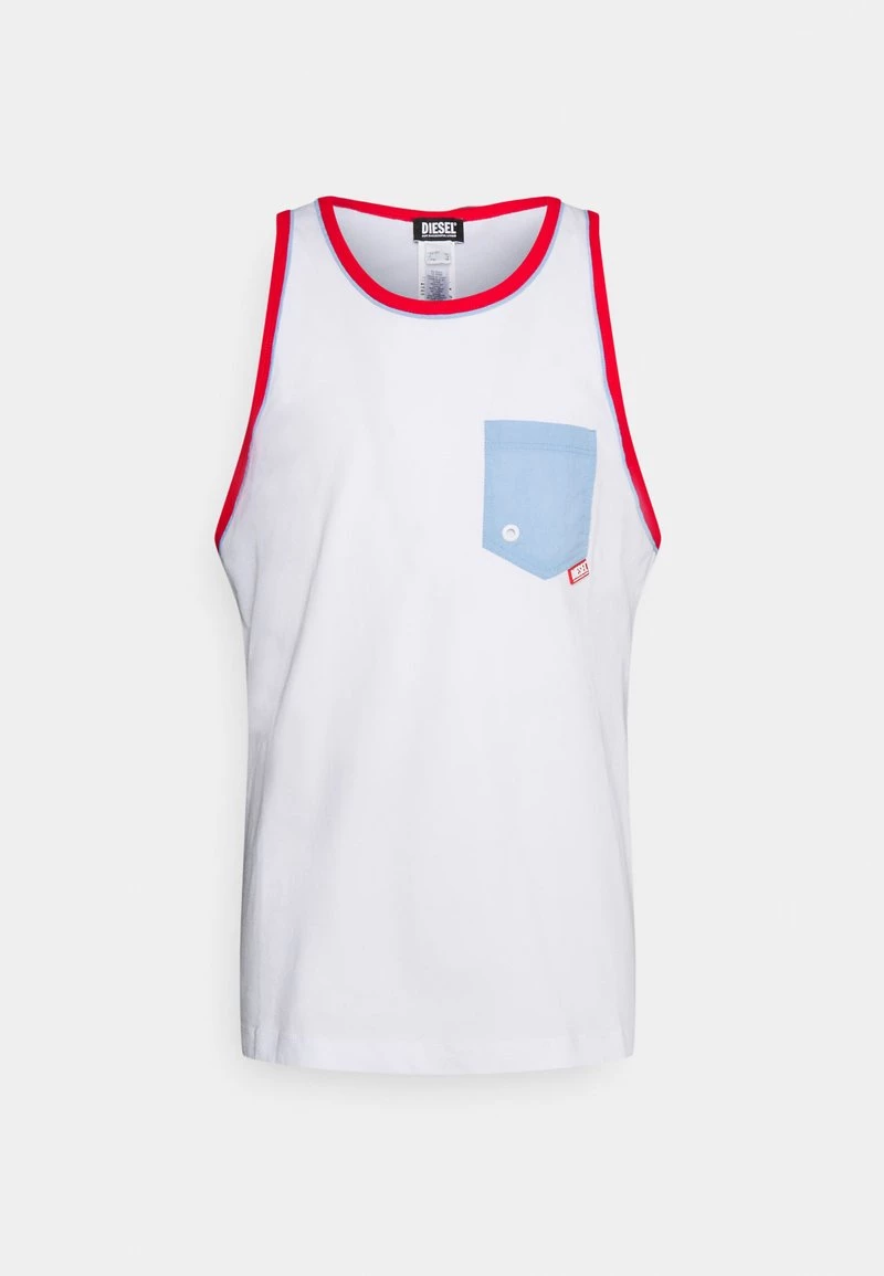 Diesel Hombre BMOWT-LOCOARM - Camiseta De Pijama - White 3 Diesel Hombre BMOWT-LOCOARM - Camiseta De Pijama - White