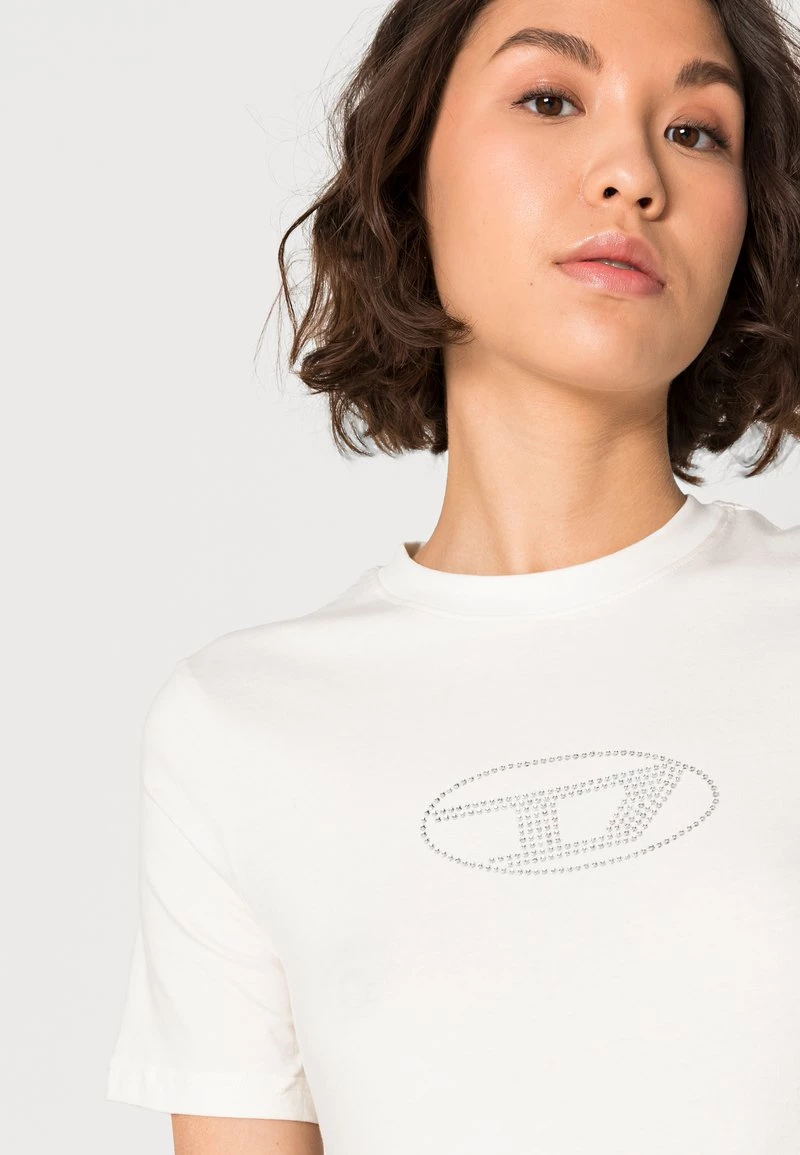 Diesel Mujer T-REG-HS1 - Camiseta Básica - White 7 Diesel Mujer T-REG-HS1 - Camiseta Básica - White - Imagen 5