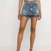 Diesel Mujer DE-MAAT-SP - Shorts Vaqueros - Denim Blue