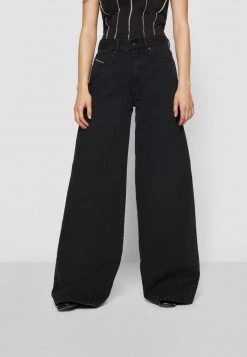 Mujer 1978 DIESEL LIBRARY - Vaqueros A Campana - Black Dark Grey