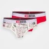 Diesel Mujer OXYS 2 PACK - Braguitas - Beige/red -Ritmo Diesel Tienda 4feb6bdb6437449d9148d6c92a11b991