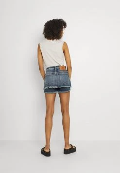 Diesel Mujer DE-MAAT-SP - Shorts Vaqueros - Denim Blue -Ritmo Diesel Tienda 500734a969aa4f38bf2ed2ac945188af