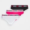 Diesel Mujer UFST-STARS-THREEPACK 3 PACK - Tanga - Black/white/pink -Ritmo Diesel Tienda 521a2200385242ae96a21be1609d90cf