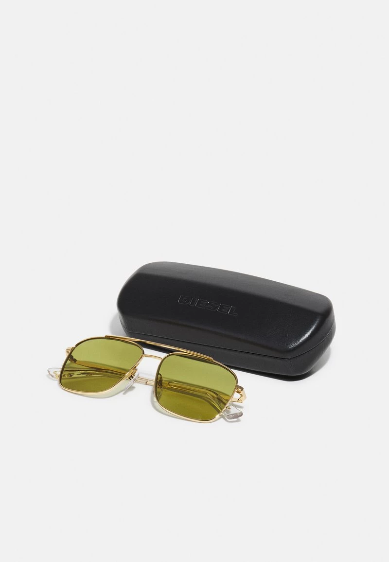 Diesel Unisexo Gafas De Sol - Shiny Deep Gold-coloured/green 5 Diesel Unisexo Gafas De Sol - Shiny Deep Gold-coloured/green - Imagen 3