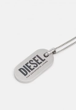 Diesel Hombre Collar - Silver-coloured -Ritmo Diesel Tienda 5cac93c7893645408f059e71ff1da176