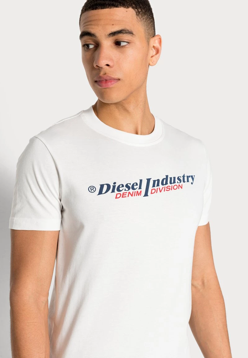 Diesel Hombre DIEGOR - Camiseta Estampada - White 7 Diesel Hombre DIEGOR - Camiseta Estampada - White - Imagen 5