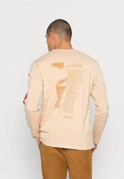 Diesel Hombre JUST - Camiseta De Manga Larga - Light Beige -Ritmo Diesel Tienda 60a8719d2ad044538f06504a4524cc1e