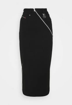 Diesel Mujer O-CROSS - Falda De Tubo - Black