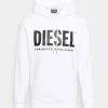 Diesel Hombre S-GIRK-HOOD-ECOLOGO UNISEX - Jersey Con Capucha - White
