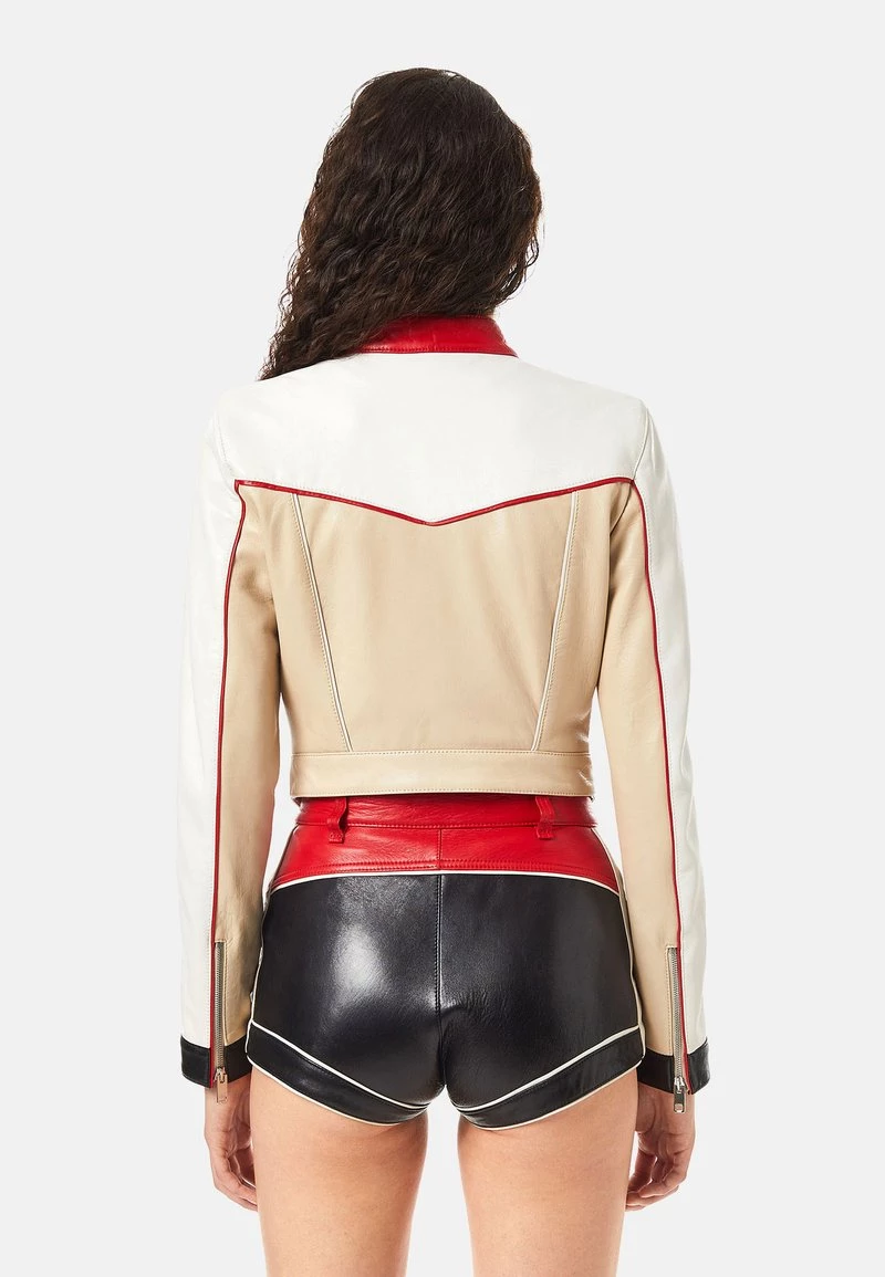 Diesel Mujer FRESIA - Chaqueta De Cuero - Pink/red 5 Diesel Mujer FRESIA - Chaqueta De Cuero - Pink/red - Imagen 3