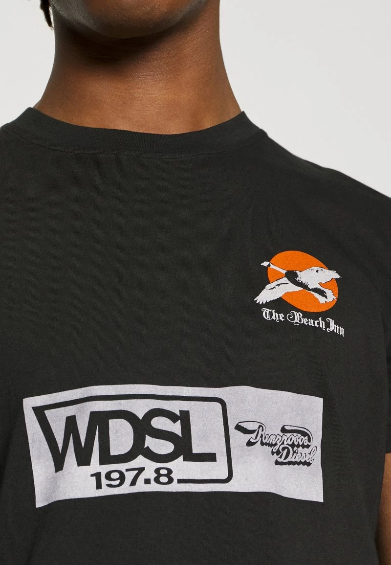 Diesel Hombre DIEGOR - Camiseta Estampada - Black 7 Diesel Hombre DIEGOR - Camiseta Estampada - Black - Imagen 5