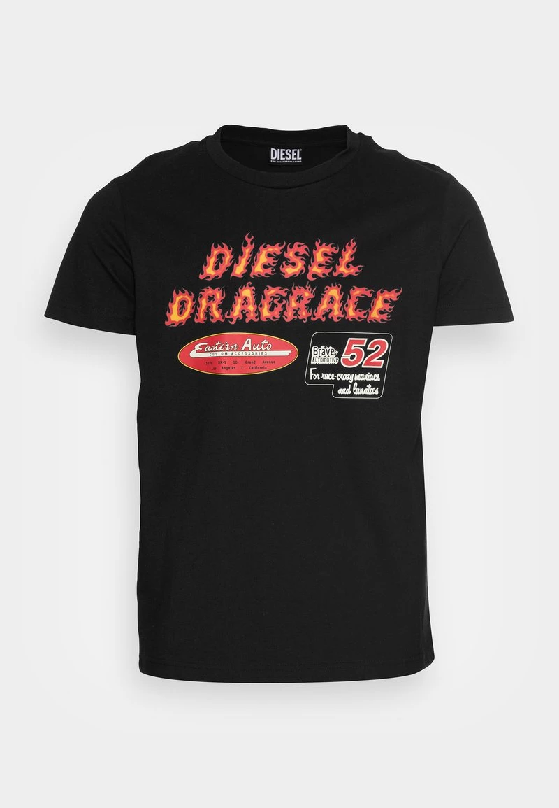 Diesel Hombre DIEGOR - Camiseta Estampada - Black 6 Diesel Hombre DIEGOR - Camiseta Estampada - Black - Imagen 4