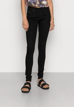 Diesel Mujer SLANDY - Vaqueros Pitillo - Black Denim