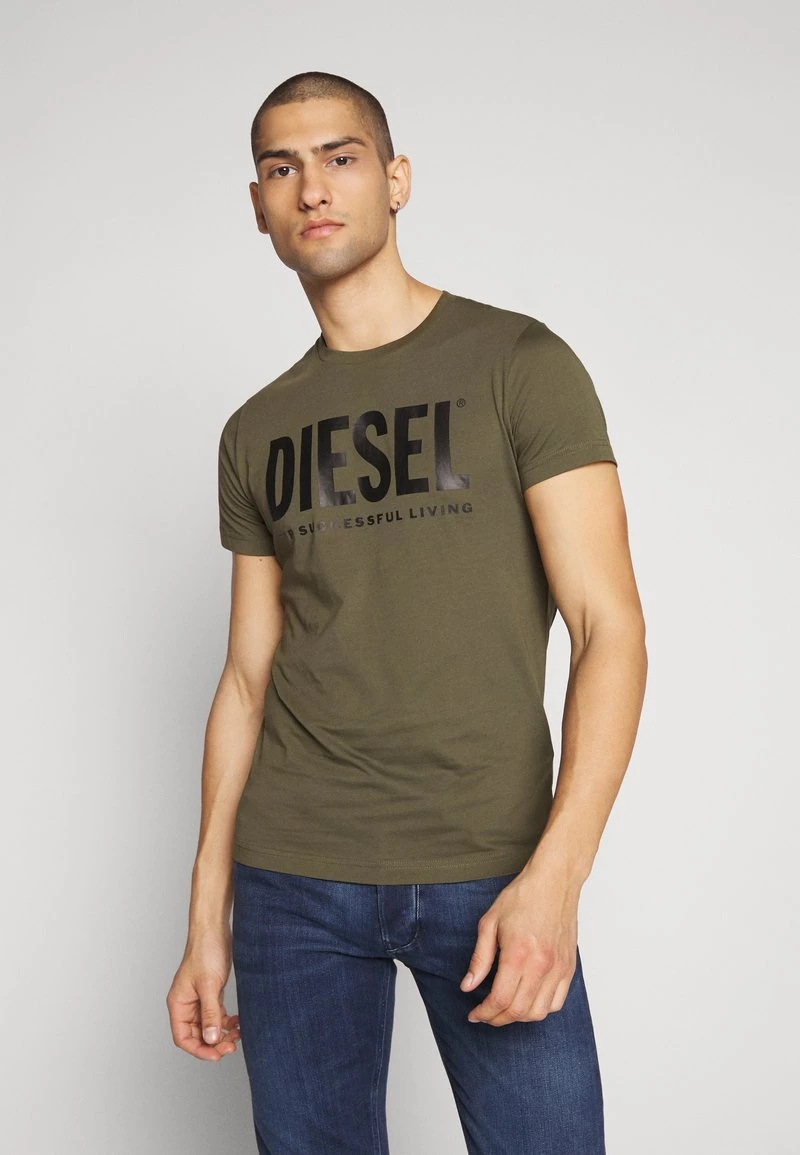 Diesel Hombre T-DIEGO-LOGO - Camiseta Estampada - Khaki 3 Diesel Hombre T-DIEGO-LOGO - Camiseta Estampada - Khaki