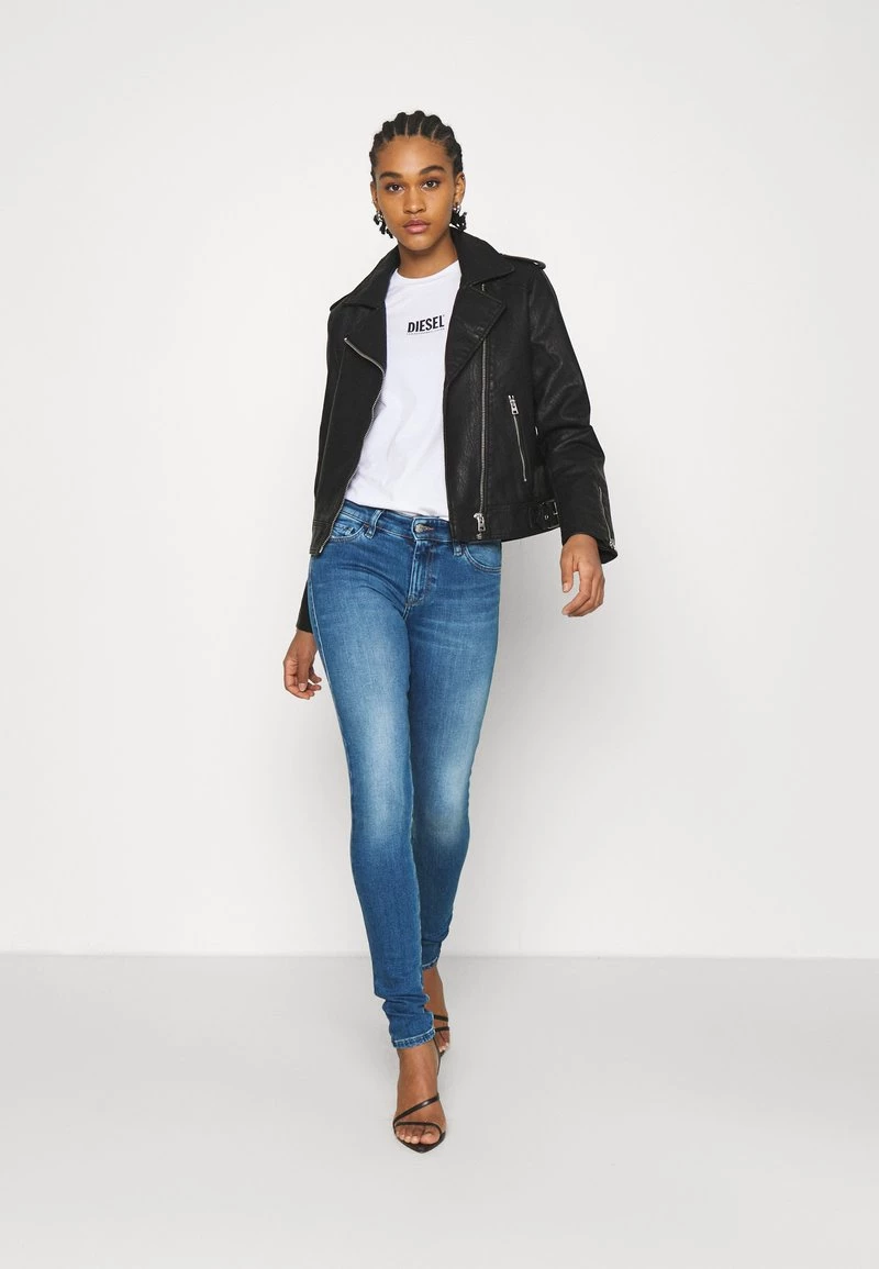 Diesel Mujer SLANDY - Vaqueros Pitillo - Medium Blue 4 Diesel Mujer SLANDY - Vaqueros Pitillo - Medium Blue - Imagen 2