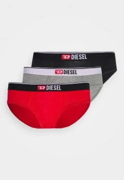 Diesel Mujer UFPN-OXYS-THREEPACK 3 PACK - Braguitas - Black/grey/red