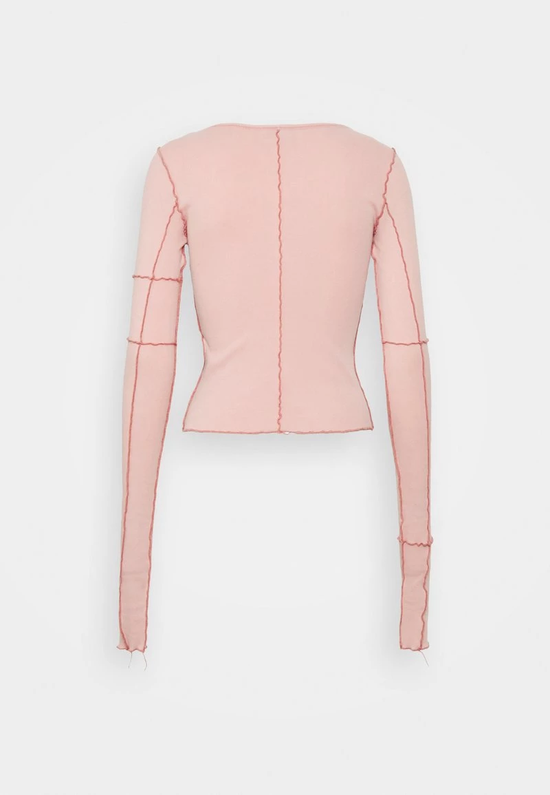 Diesel Mujer Camiseta De Manga Larga - Pink 4 Diesel Mujer Camiseta De Manga Larga - Pink - Imagen 2