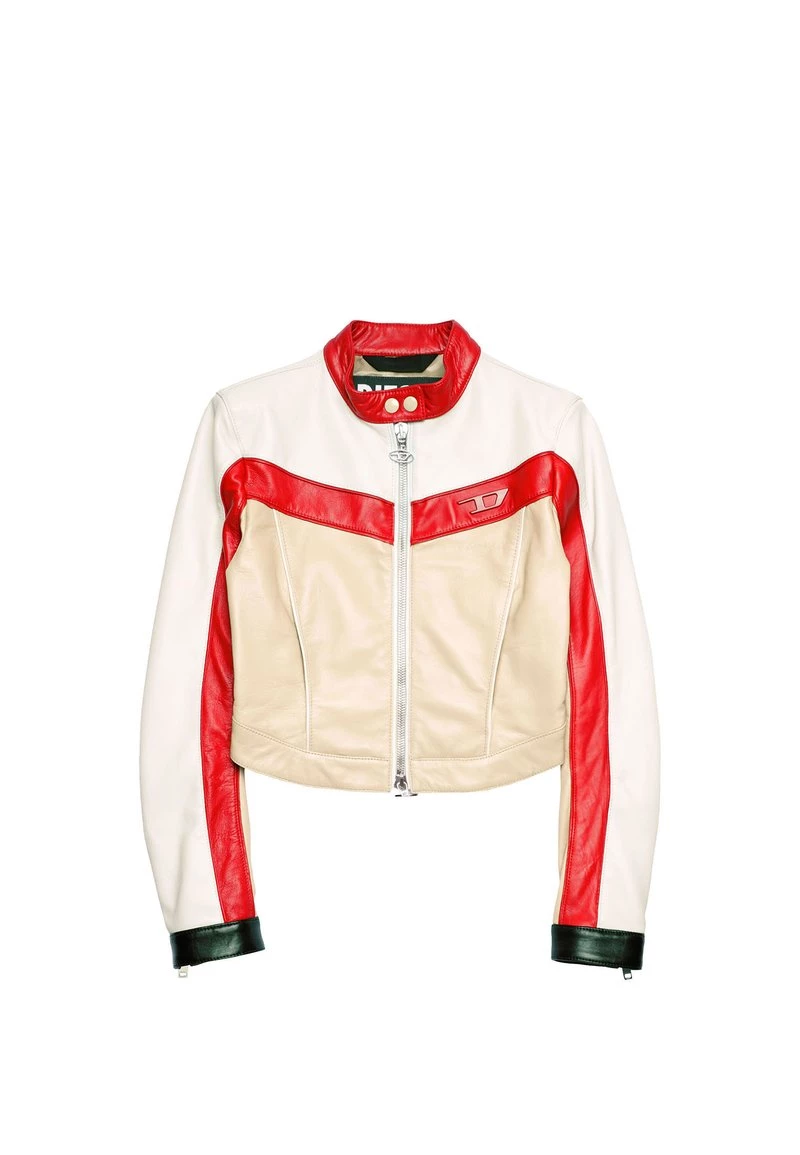 Diesel Mujer FRESIA - Chaqueta De Cuero - Pink/red 7 Diesel Mujer FRESIA - Chaqueta De Cuero - Pink/red - Imagen 5