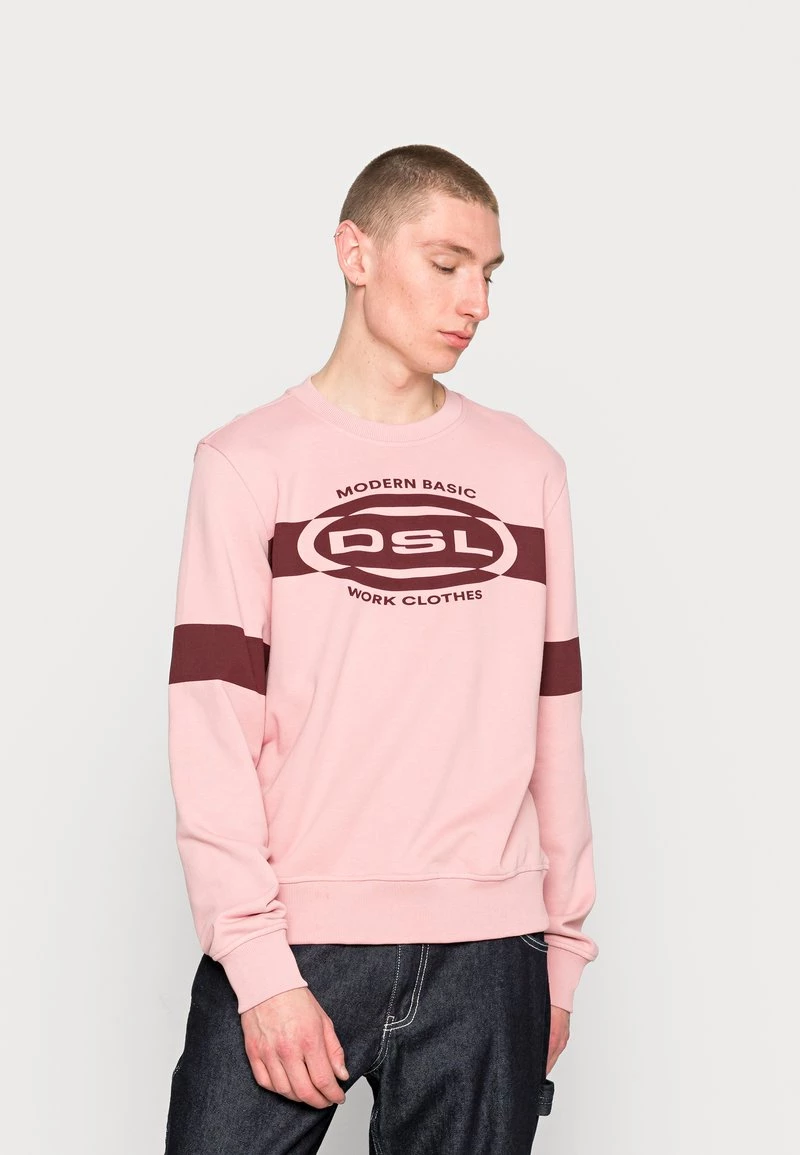 Diesel Hombre GINN - Sudadera - Soft Pink 3 Diesel Hombre GINN - Sudadera - Soft Pink