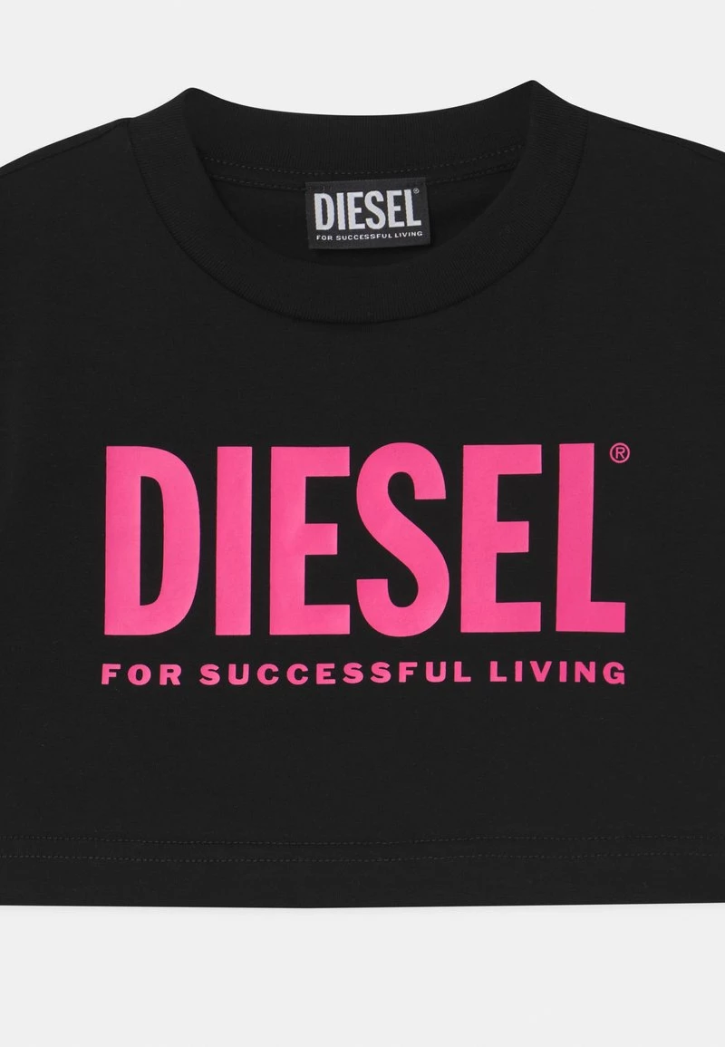 Diesel Niños LOGO CROPPED - Camiseta Estampada - Nero 5 Diesel Niños LOGO CROPPED - Camiseta Estampada - Nero - Imagen 3