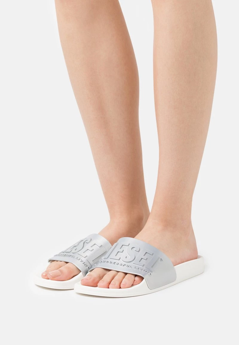 Diesel Mujer SA-MAYEMI W - Sandalias Planas - Silver 3 Diesel Mujer SA-MAYEMI W - Sandalias Planas - Silver